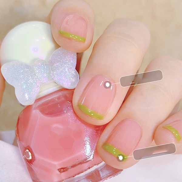Nagellack Gel Vattenbaserad Hög Glans Blank Hållbar Frostad Nagellack för Damer B14
