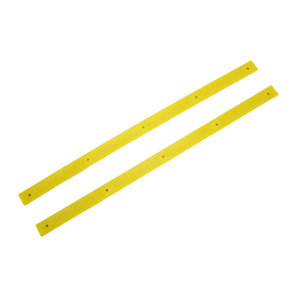 Rib Bones Rails - Slitestående, slitesterke, stabile, fleksible, blanke longboard-rails i gult