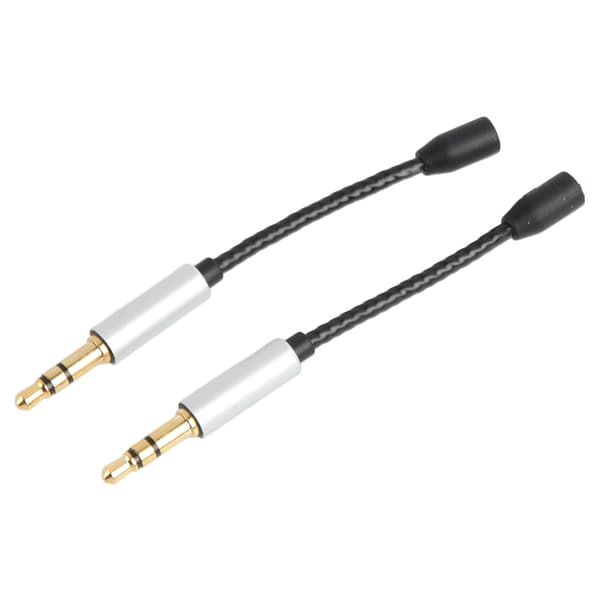 MMCX til 3,5 mm adapterkabel Forgyldt interface OFC Core tabsfri lyd MMCX hun til 3,5 mm han kabel