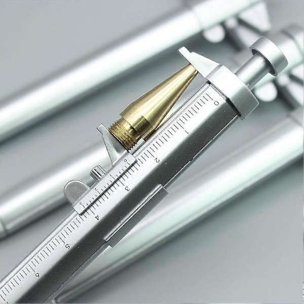 10 st Vernier Caliper 0-100mm Kulspetspenna Multifunktionsgadget