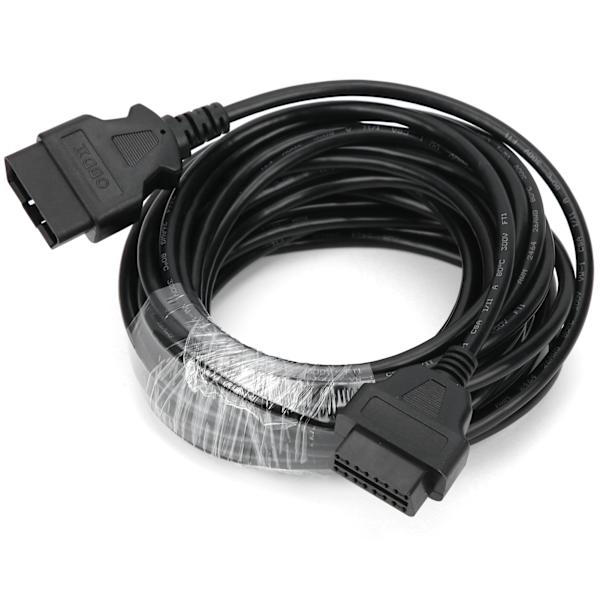 OBDII-forlængerkabeladapter 16-pin han-til-hun diagnostisk ledningsstik 10m/32.8ft