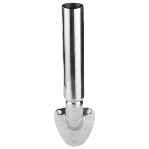 Poleret fiskestangholder Outrigger med dæksmontering Marine Yatch Stang Rustfrit stål Hold Rør 40mm