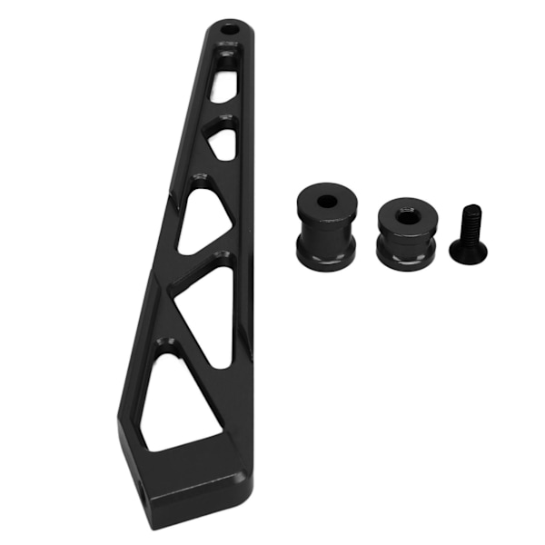 RC Bakre Chassistag Aluminiumlegering RC Bakre Chassistag Fäste Ersättningsdelar för ARRMA 1/7 1/8 Svart