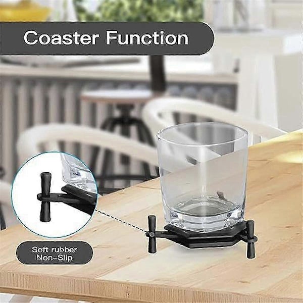 6 stk. Kaffekrus Holder Justerbar Drikkevare Stabler Organizer Stabelbar Kaffekop Organizer Kop St