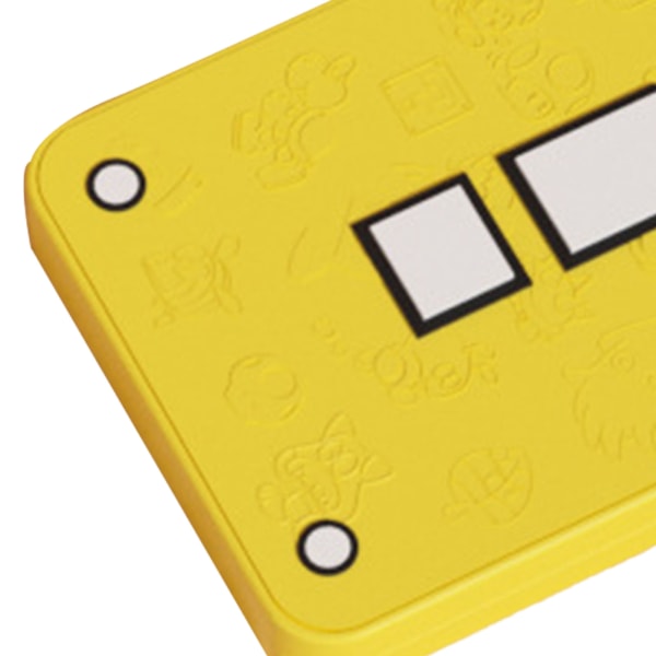 Spillkort-etui 24 spor 3D-preging Magnetisk bærbart ekstra stort spillkoffert Holder Organizer for Switch Spørsmålstegn