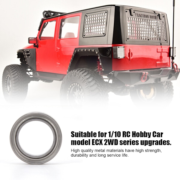 8 st silverkullagre för 1/10 skala ECX 2WD RC hobbybil tillbehör reservdelSilver ECX1055