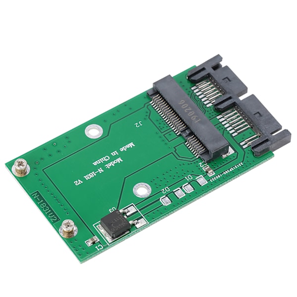 Mini MSATA kort til 1,8 tommer Micro SATA Interface Adapter Converter Card Disc