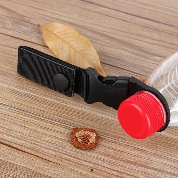 Utendørs nylon webbing spenne krok vannflaskeholder klips EDC
