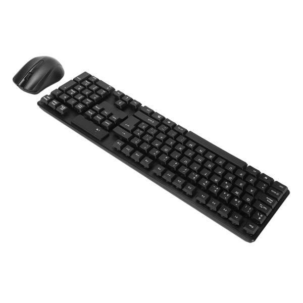 Trådlös Keybdard Mouse Combo Set 2.4G Silent Portable 1600dpi för bärbar dator Bärbar PC Dator