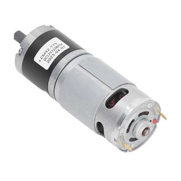 DC planetarisk girmotor kobberrotor stor torsjon CW CCW DC reduksjonsmotor DC12V 310RPM