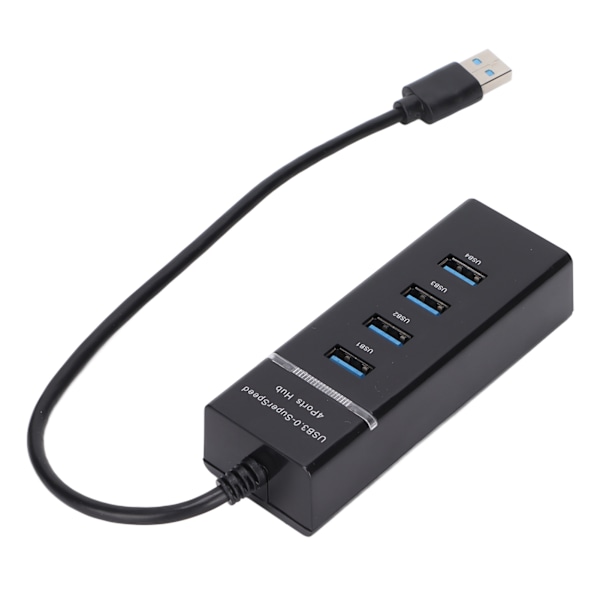 Usb-portutvider 4-porters USB3.0 dataoverføring 5 Gbps høy hastighet ultratynn stabil USB-hub