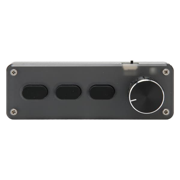 3 Tangenter Mini Keypad Trådbunden USB Bluetooth Silikon Tyst DIY Programmerbart Tangentbord med Vred för Spel Media Musik