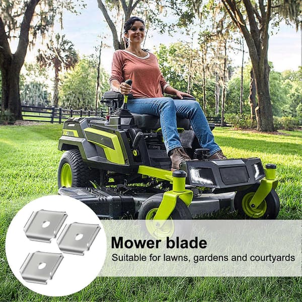 X Blade Mulching Adapter - 3 deler for 5/8 senterhull - for standard kommersiell gressklipper - dobbeltblad