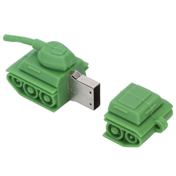Flashminne Bärbar Cartoon TankShaped 2.0 USB Pendrive Disk för PC Tablet Information Lagring Dataöverföring (64GB)