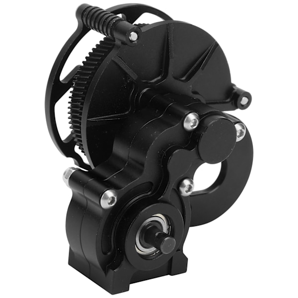 Holdbar sentertransmisjonsgirboks i stålmetall for Axial SCX10 1/10 RC-bil Svart