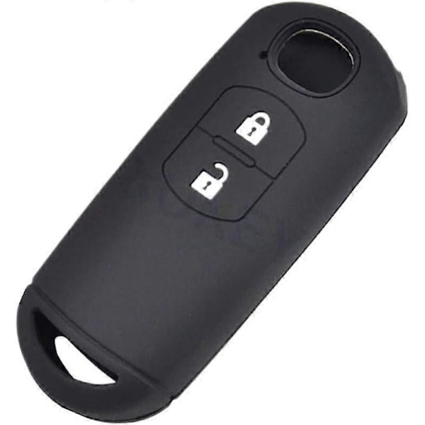 2 Knapper Silikon Bilnøkkel Deksel Etui for Mazda 2 3 5 6 CX-3 CX-5 CX-7 CX-9 Speed Miata MX5 Fjernkontroll 2 3 4 Knapper