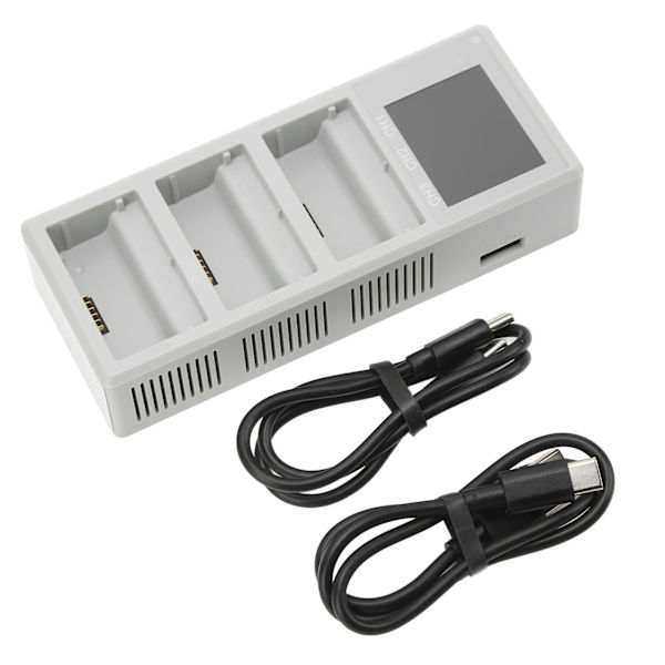 Lennokkien akun lataushubi 2-suuntainen tuki 3 akulle USB LCD-näyttö Akun laturi DJI Mini 3 Pro Mini 3:lle