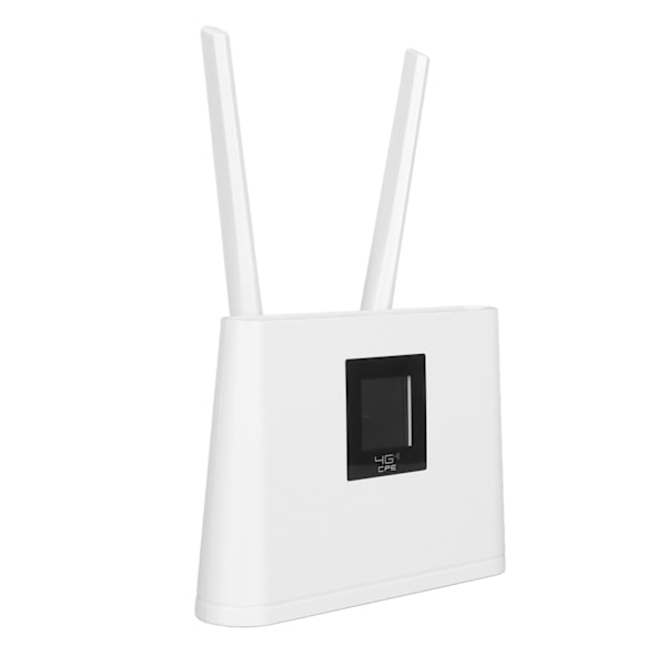 4G WiFi-router 150 Mbps Standard SIM-kortspor 20 enheder understøttet LCD-skærm Mobil WiFi Hotspot til Europa Asien 100-240V EU-stik