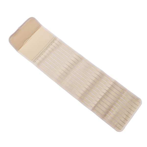 Postpartum Belly Support Wrap Andningsbar Hög Elasticitet Midja Slankning Bälte M Storlek Hudfärg