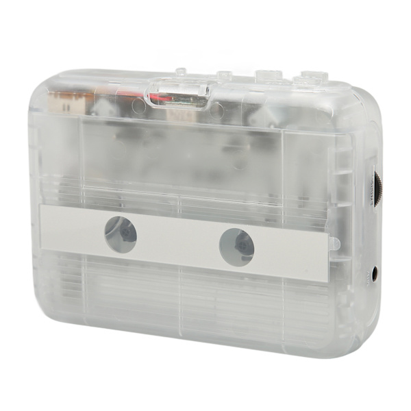 Kassette til MP3 Converter Multifunktion Auto Reverse Transparent Retro bærbar båndafspiller til bærbar pc