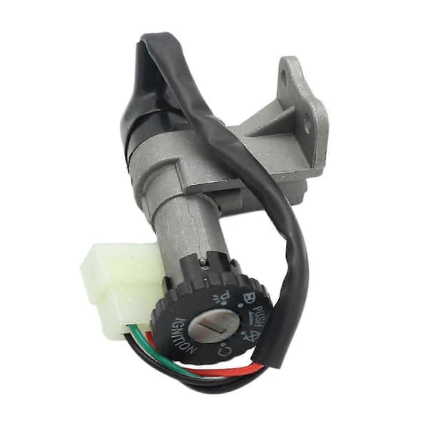Ignition Switch Key Set for 50cc 150cc Scooter/Moped with Gy6 Engine Universal Motorcycle Svart Silver