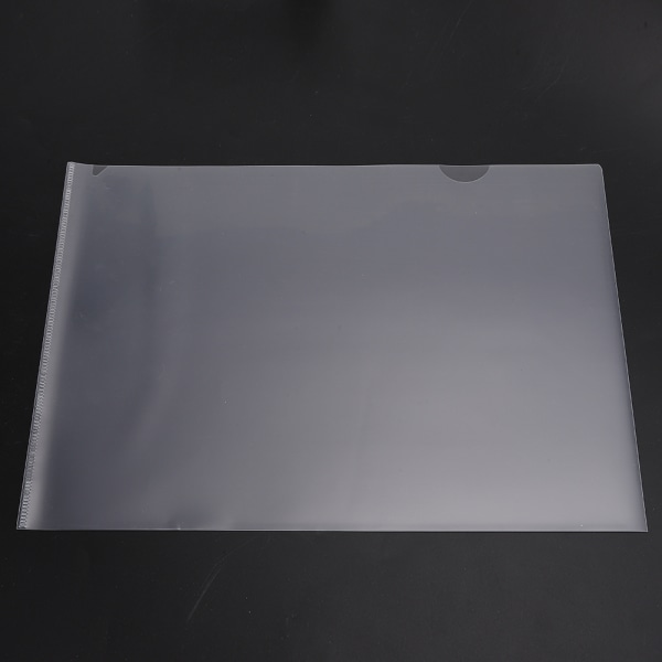 30st L-form filmapp A4 2 sidor Transparent Document Organizer 18C Tjock typ Hållare