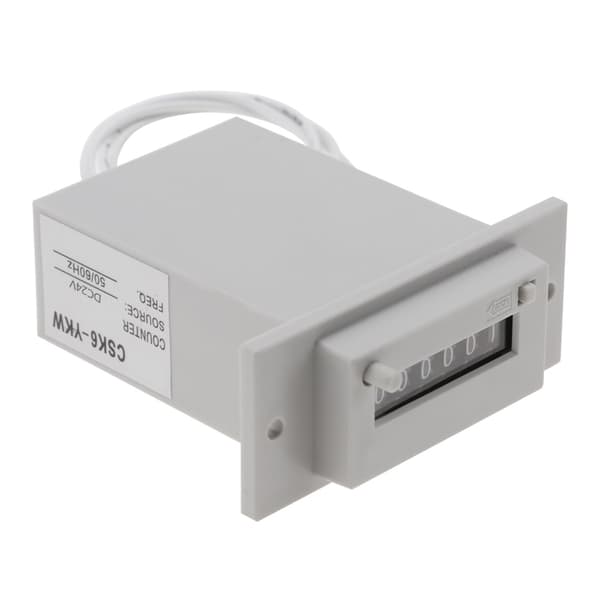 CSK6-YKW 6-cifret elektromagnetisk pulstæller AC110V / AC220V / DC24V (#03)