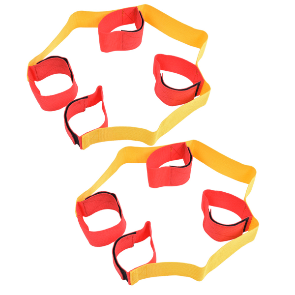1 par utomhussportutrustning Flerspelarben med fast bälte Teamwork Game Interactive Toys4 personers bälte