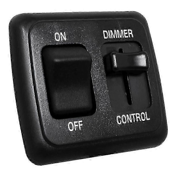 12 Volt DC Lysdæmperkontakt kompatibel med LED, Halogen, Glødepærer - RV, Auto, Lastbil, Marine og Strip Belysning