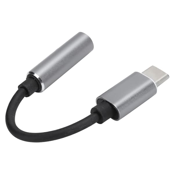 Type C han til 3,5 mm jack digitalt lydkabel hun-konverter hovedtelefonadapter