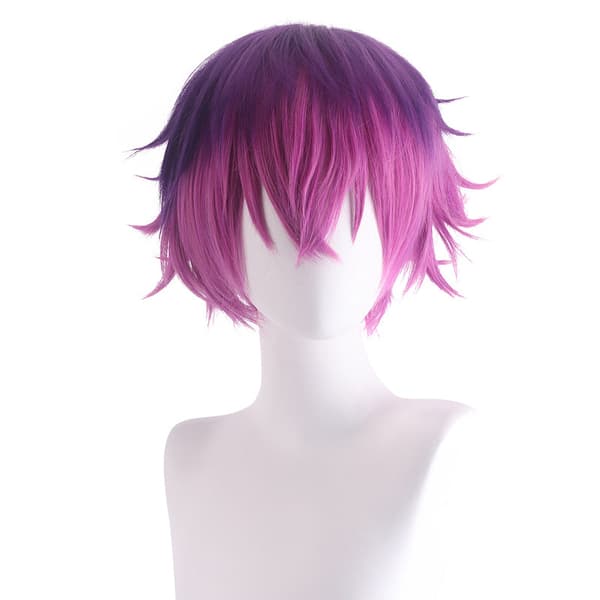VTuber Rainbow Club Uki Violeta Cosplay Peruk