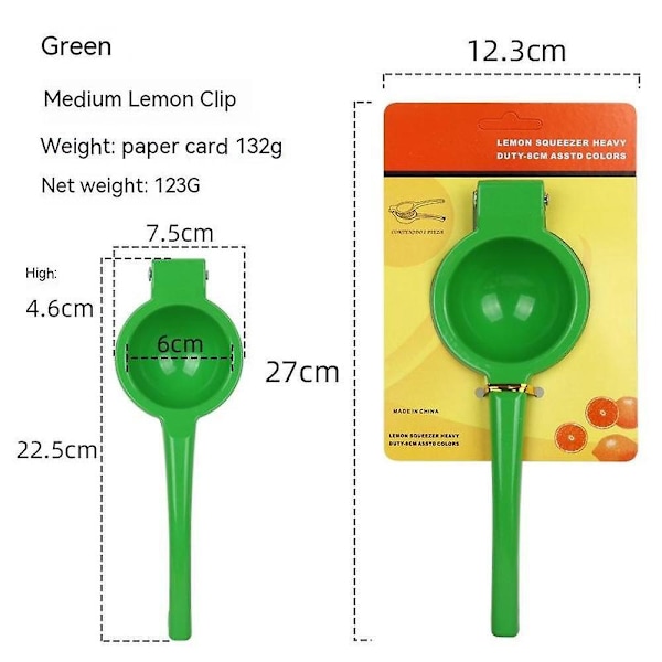 Ergonomisk Citronpress i Rostfritt Stål - Robust Handpressad Saftpress för Små Apelsiner
