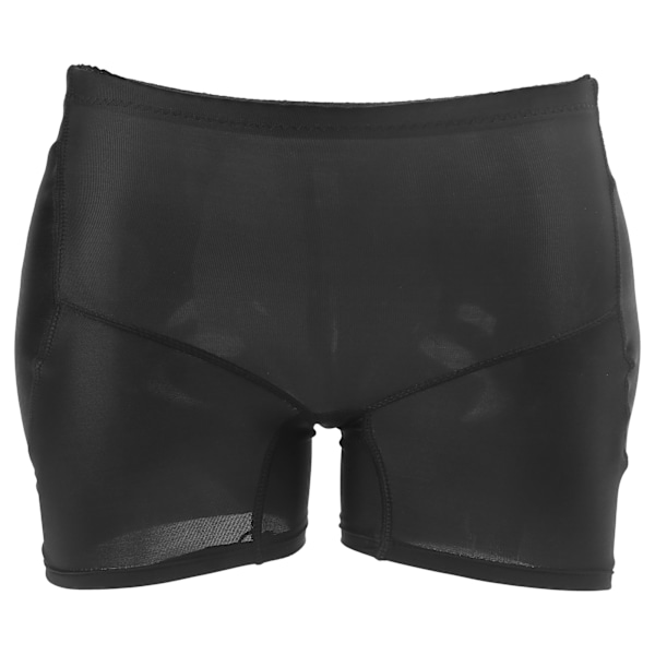 Kvinnors höftstöd lyft trosor mjuka andningsbara vadderade rumpa kropp forma underkläder svart 4XL