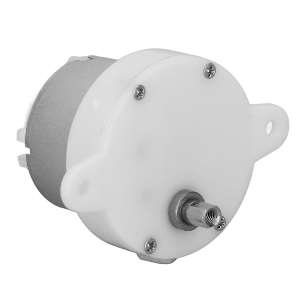 Motor med reducerande hastighet DC 10RPM Hög vridmoment Rotation Cylinderform med terminal Ljudlös växel 6V
