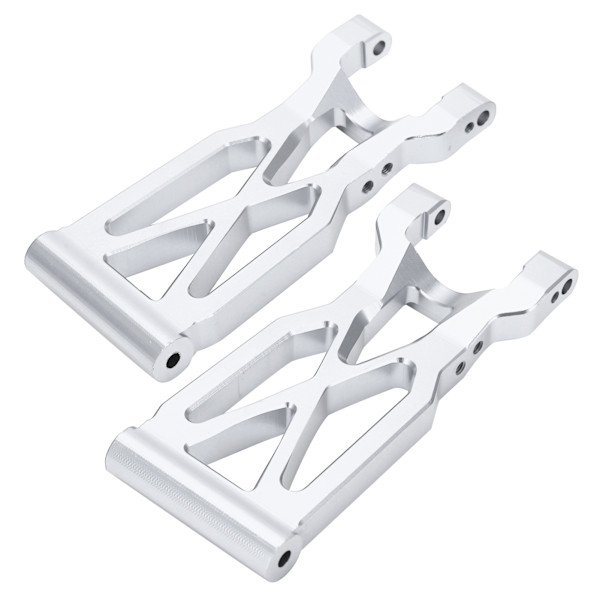 RC Bakre Fjæringsarm i Aluminiumlegering Bakre Svingarm Oppgraderingsdeler Tilbehør for Wltoys 104001 1/10 RC BilSølv