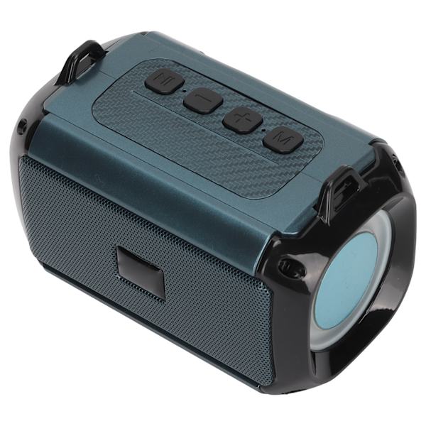 Langaton kaiutin 360° Stereo Noise Reduction Kannettava Bluetooth-kaiutin latauskaapelilla Vihreä