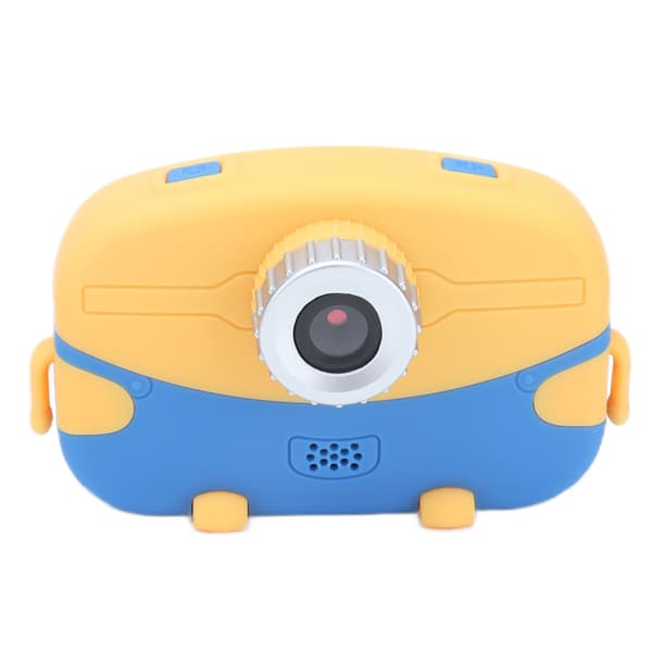 Barnkamera 2 till 3 timmars batteritid USB-laddning Anti-fall Mini Bärbar Digital Barnkamera för Barnpresenter Blå