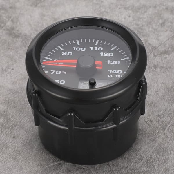 2in 52mm Bil Olietemperaturmåler Pointer 7-Farver LED Olietemperaturmåler med Sensor