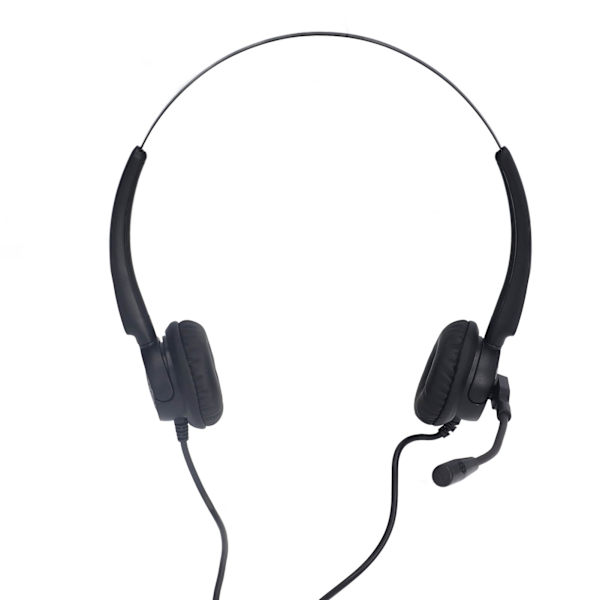 Trådburen telefonheadset brusreducering ergonomisk justerbar volymkontroll USB-datorheadset för online-klasser