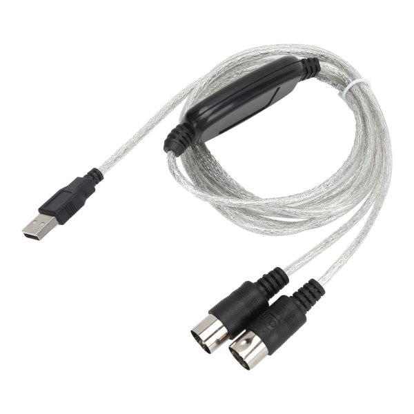 MIDI-kabel MIDI til USB-ledningsadapter Midi-konverter til XP / VISTA / OS X / Window7