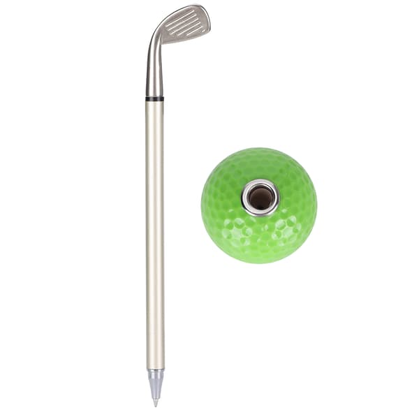 Golfpenner Dekorasjoner Kontorbord Multifunksjonell Penneholder med Golfballdesign (Grønn)