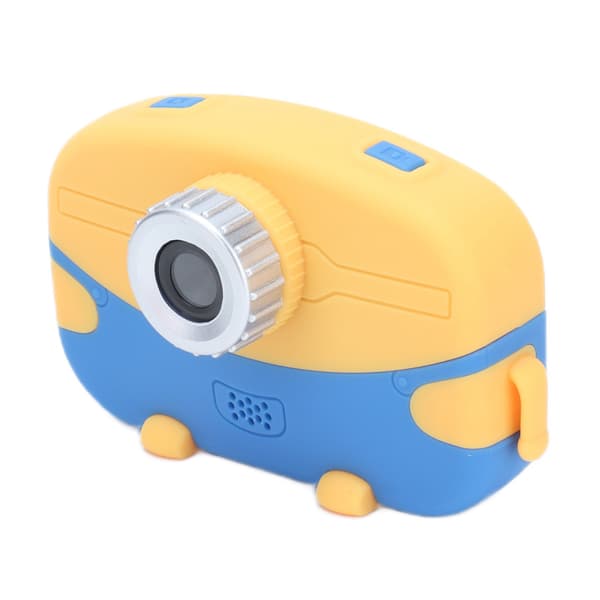 Barnkamera 2 till 3 timmars batteritid USB-laddning Anti-fall Mini Bärbar Digital Barnkamera för Barnpresenter Blå