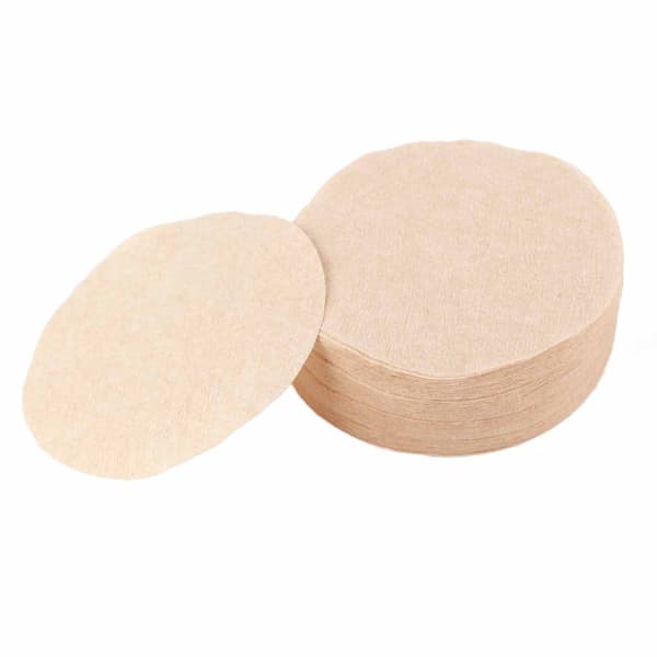 100 stk. kaffefilterpapir erstatningsfilter til kaffe mokka (nr. 6 Dia. 60 mm)