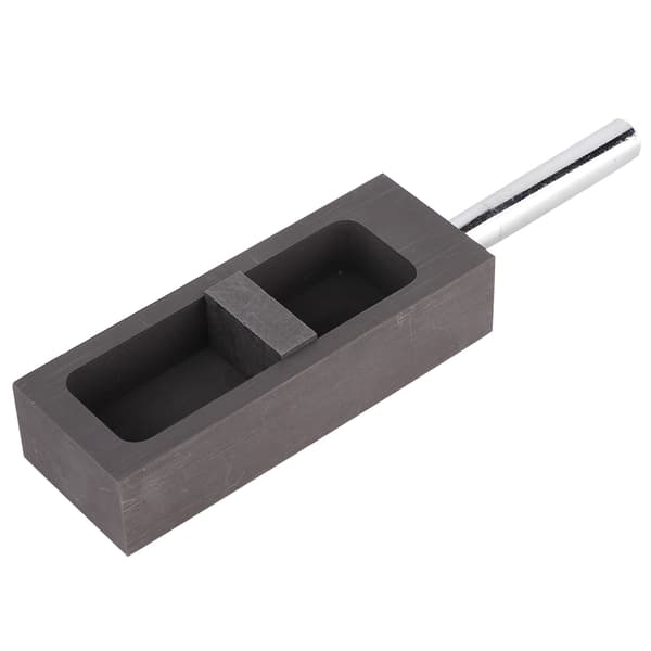 Ren Grafitt Ingot Form Støpeform Digel For Gull Sølv Smelting Støping Raffinering (1kg)