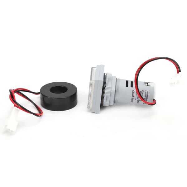 AD16‑22FVA 2i 1 Voltmeter Ammeter Spændingsstrømmåler Tester Måleindikator Hvid