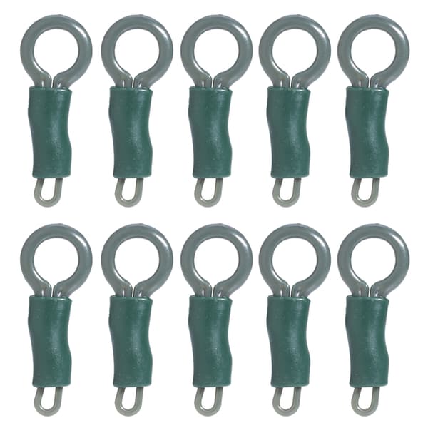 10 sæt holdbare bagblyclips og låserør karpefisketerminal tilbehør