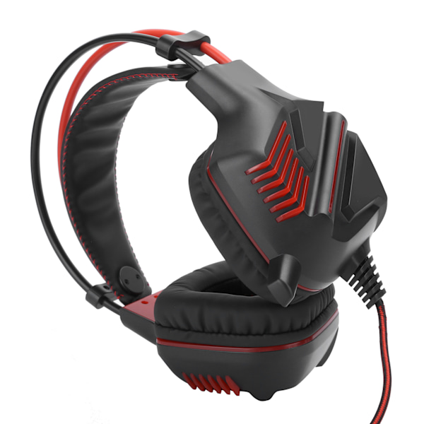 Q12 USB Gaming Headset Justerbar Mikrofon Støyreduksjonshodetelefoner Headset