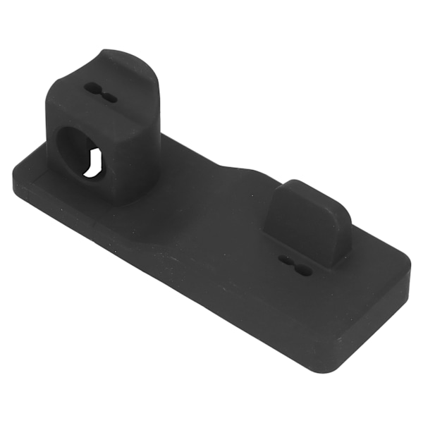 3 i 1 Silikon Ladestasjon Stativ Skrivebords Ladestasjon for IPhone 11 Pro for IOS Watch 6 Svart