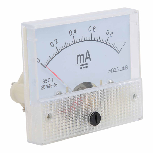85C1 DC 0~1MA Pekar DC Amperemeter Strömmätare Pekar DC Amperemeter