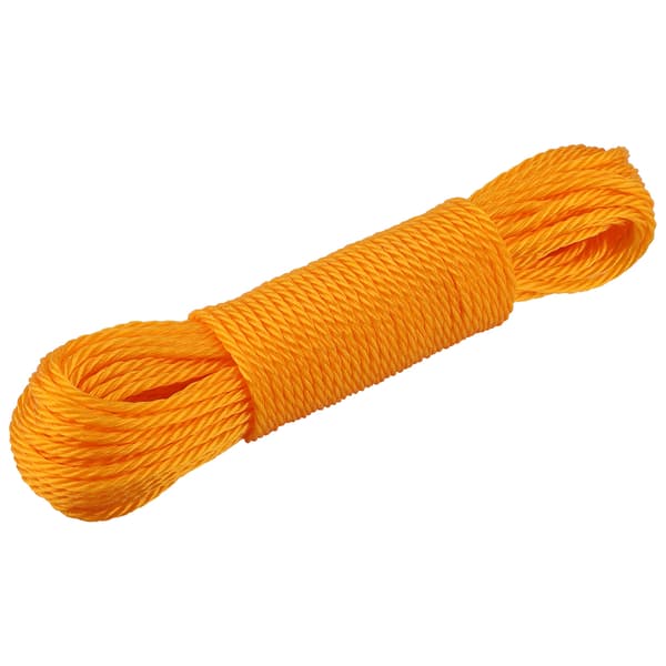 20m nylonrep linor klädstreck trädgård camping utomhus (orange)
